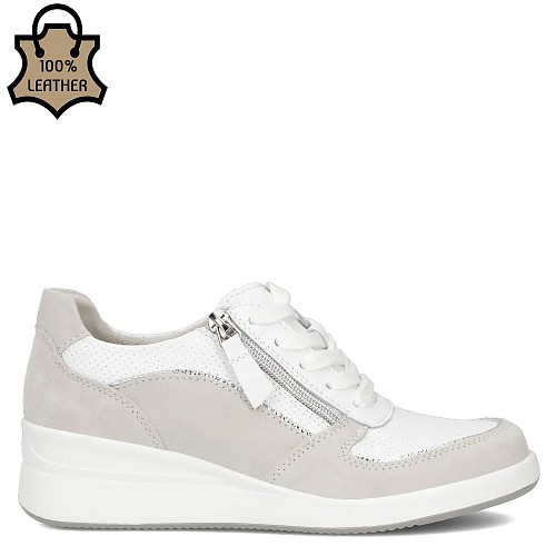 Bele usnjene superge Filippo 6209