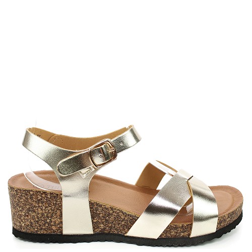 Zlati sandali s polno peto Z15A-P7895-02