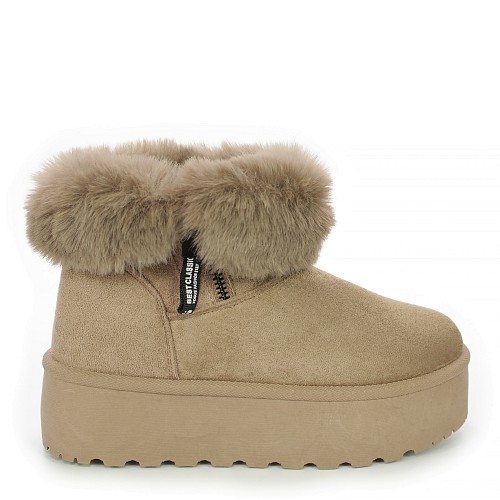 Khaki zimski gležnjarji MS4029G