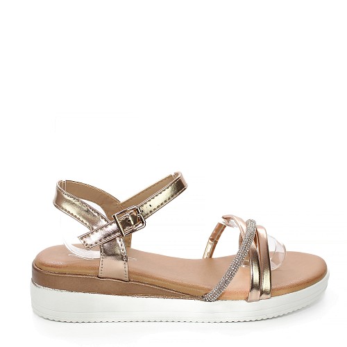 Champagne sandali J870T
