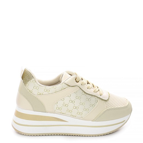 Beige superge s platformo 85-709S
