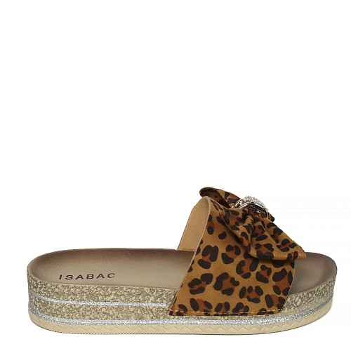 Leopard natikači s platformo 2357G
