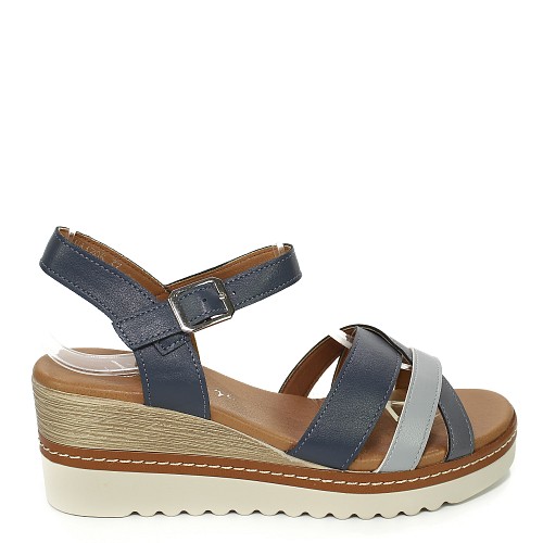 Modri sandali s polno peto HA1705S
