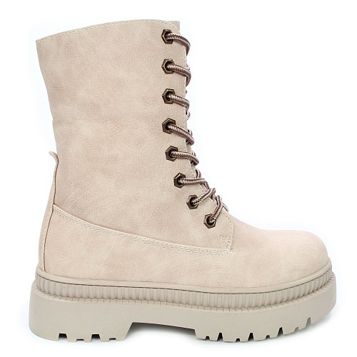 Beige nizki škornji 1390-PAG