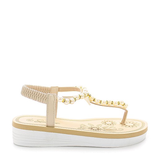 Beige sandali H080S