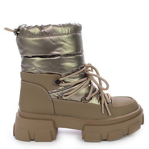 Khaki nizki škornji W9B-X2300-1T