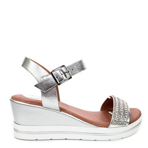 Srebrni sandali s peto 6868-29S