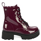 Bordo rdeči nizki lakasti škornji AX231177-18T