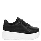 Črno-bele superge s platformo BGG-95G