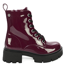 Bordo rdeči nizki lakasti škornji AX231177-18T