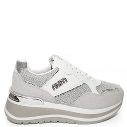 Srebrne superge s platformo 260024-11G