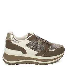 Khaki superge s platformo 85-53T