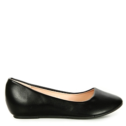 Črne balerinke s peto 9999-1S