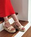 Beige sandali s platformo MS8016G