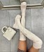 Beige visoki škornji 8802S