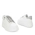 Srebrne superge s platformo 2069G