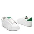 Belo-zelene nizke superge 568-3S