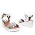 Srebrni sandali s peto 6868-29S