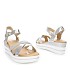 Srebrni sandali s peto V7-Z3758-2T