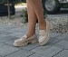 Beige mokasinke MS7095G