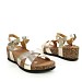 Zlati sandali s polno peto Z15A-P7895-02