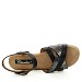 Črni sandali s polno peto 2L7-L8312-01G