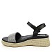 Črni sandali s platformo 2594-1G
