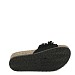 Črni natikači s platformo 250055-1S