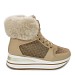 Khaki gležnjarji s platformo 600-9G