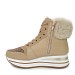 Khaki gležnjarji s platformo 600-9G