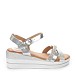 Srebrni sandali s peto MS10043G
