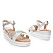 Srebrni sandali s peto MS10043G
