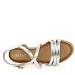 Srebrni sandali s polno peto 7061-PLG