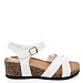 Beli sandali s polno peto Z15A-P7895-02