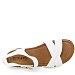 Beli sandali s polno peto Z15A-P7895-02