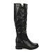 Črni škornji s skrito peto H12836-23G