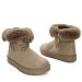 Khaki nizki zimski škornji 4059G