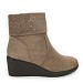 Khaki gležnjarji s polno peto YL155S