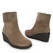 Khaki gležnjarji s polno peto YL155S