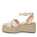 Beige sandali s platformo MS8016G
