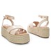 Beige sandali s platformo MS8016G