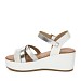 Srebrni sandali s peto Z6-Z7505-01T