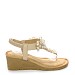 Beige sandali s peto S060290S