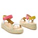 Fuxia sandali s platformo X6B-M7251-07T