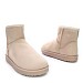 Beige nizki škornji 68-1S