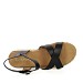 Črni sandali s platformo HY1381G