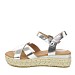 Srebrni sandali s platformo HY1381G