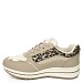 Khaki superge s platformo YD7453-08G