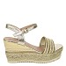 Zlati sandali s polno peto Z8699-18G