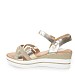 Zlati sandali s peto X6-Z7668-07T